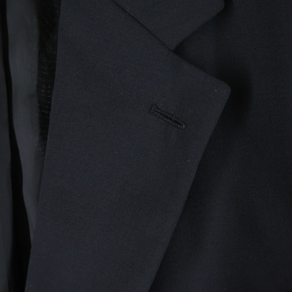 PRADA(プラダ) 21AW ウール シルク ノッチドラペル 2B テーラードジャケット ブラック UAA385