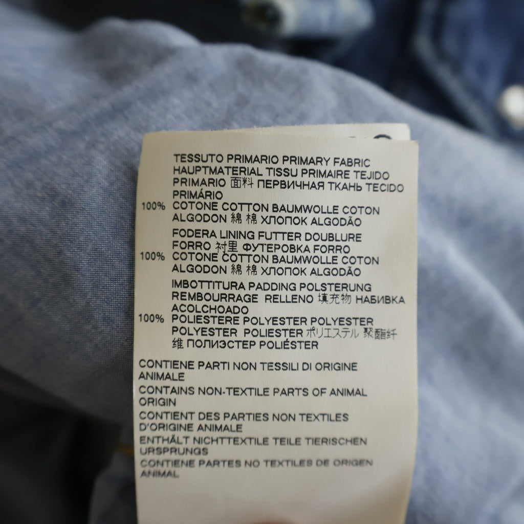 Maison Margiela(メゾンマルジェラ) 19AW DENIM SHIRT BLOUSON オーバーサイズ デニムシャツ ジャケット ブルゾン インディゴ S50DL0402 S30514