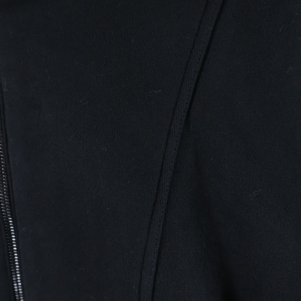 SAINT LAURENT PARIS(サンローランパリ) Half Zip Logo Hoodie ロゴ刺繍 ハーフジップ スウェット プルオーバーパーカー ブラック 802136 Y36SW