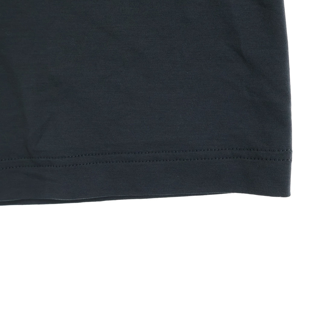 PRADA(プラダ) 18SS ロゴ刺繍 クルーネック 半袖Tシャツ カットソー グレー UJM564