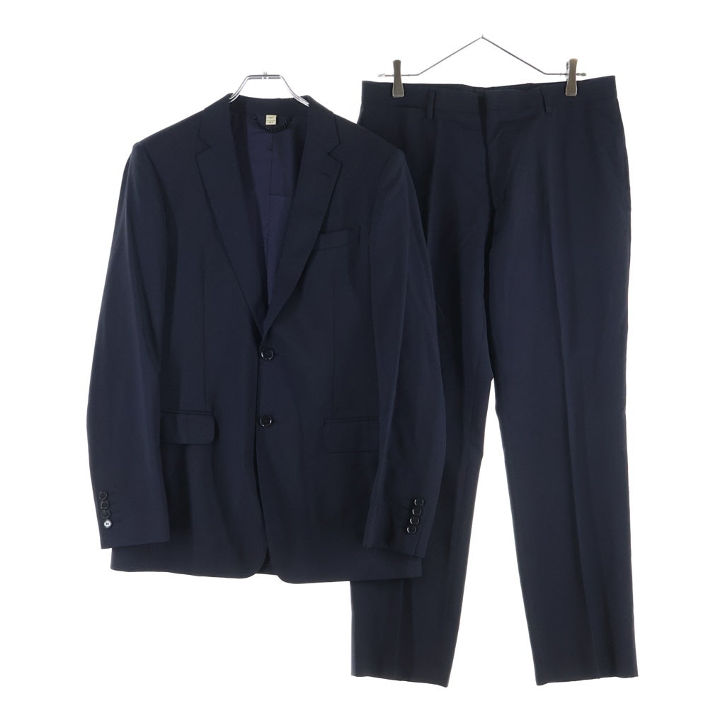 BURBERRY(バーバリー) ウール 2B テーラードジャケット スラックスパンツ セットアップスーツ ネイビー 3799616