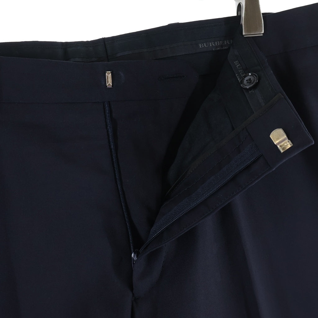 BURBERRY(バーバリー) ウール 2B テーラードジャケット スラックスパンツ セットアップスーツ ネイビー 3799616