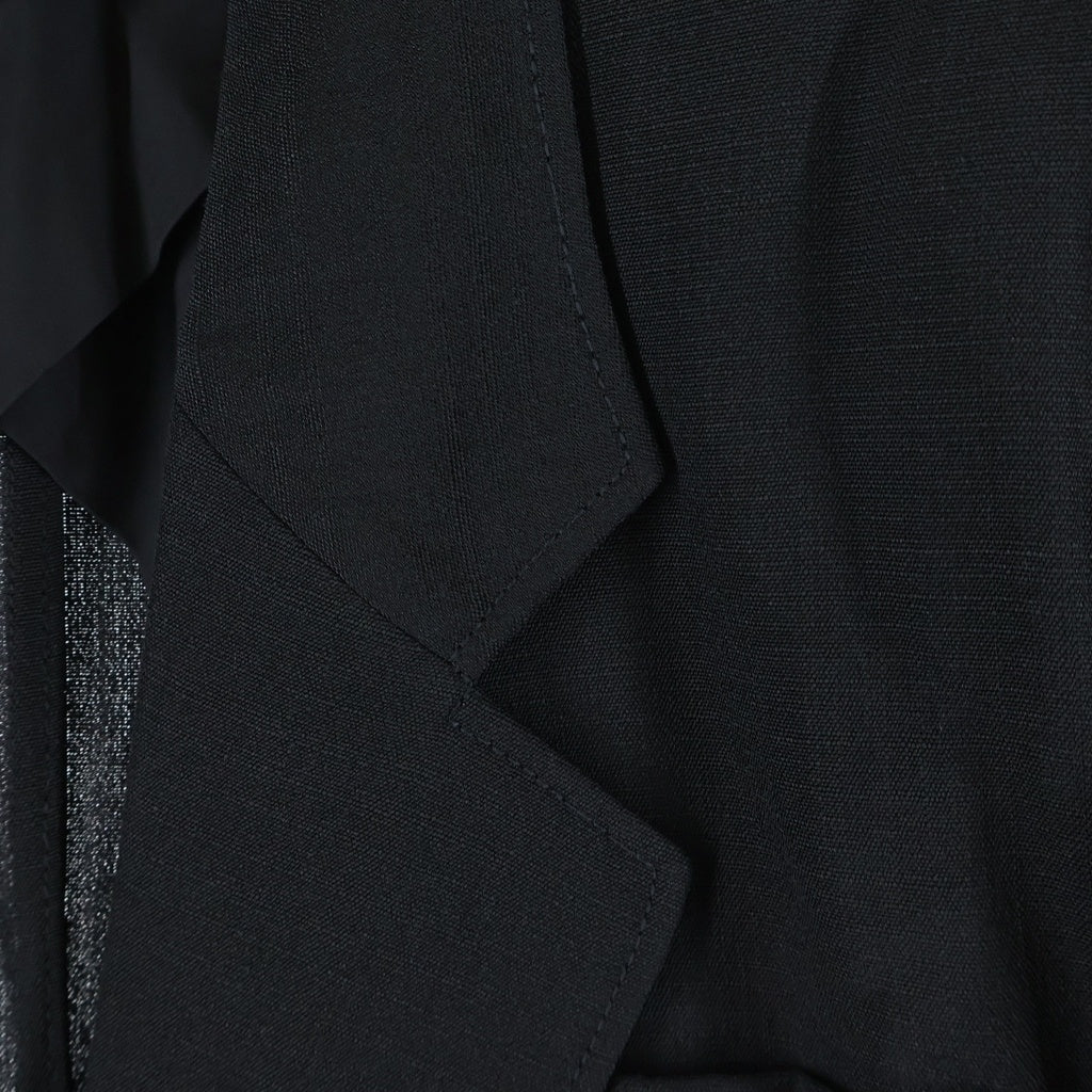 BOTTEGA VENETA(ボッテガヴェネタ) 1B シルク混 テーラードジャケット ブラック 752524 V2U10