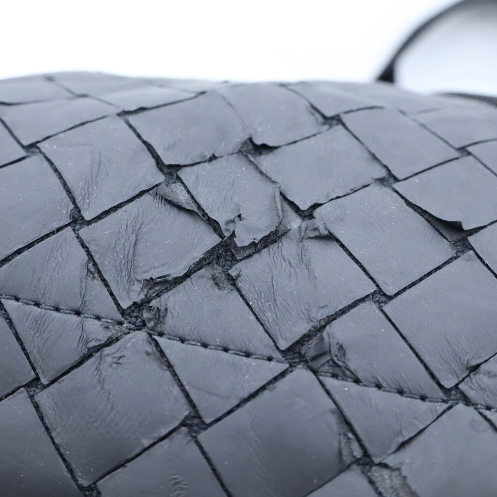 BOTTEGA VENETA(ボッテガヴェネタ) ニューラバー イントレチャート スコルピート トートバッグ ブラック 651681