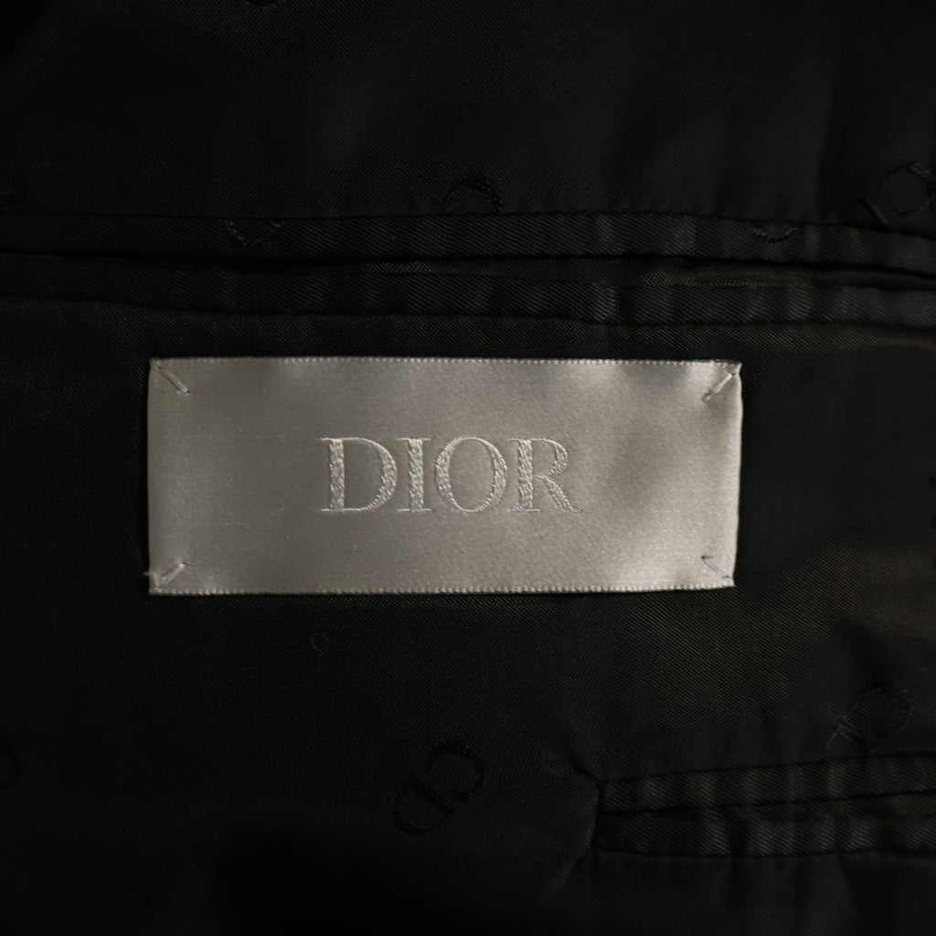 DIOR(ディオール) ウール 2B テーラードジャケット スラックスパンツ セットアップスーツ ネイビー DMXC720AX191