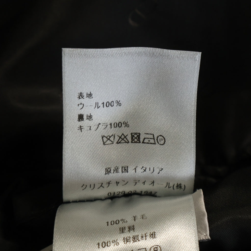 DIOR(ディオール) ウール 2B テーラードジャケット スラックスパンツ セットアップスーツ ネイビー DMXC720AX191