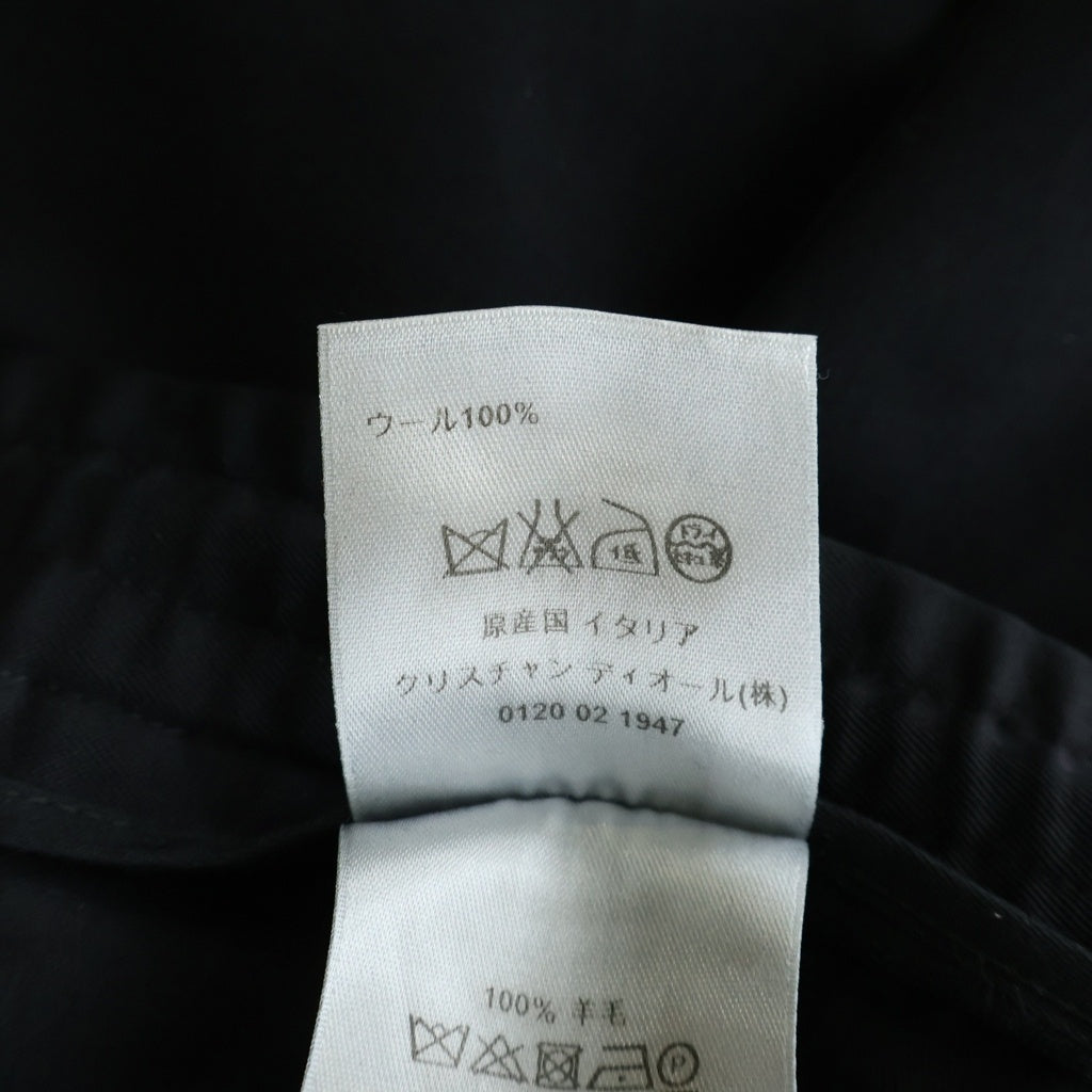 Dior HOMME(ディオールオム) ドローストリング 裾ジップ イージートラウザー ジョガーパンツ ブラック 633C165E3576