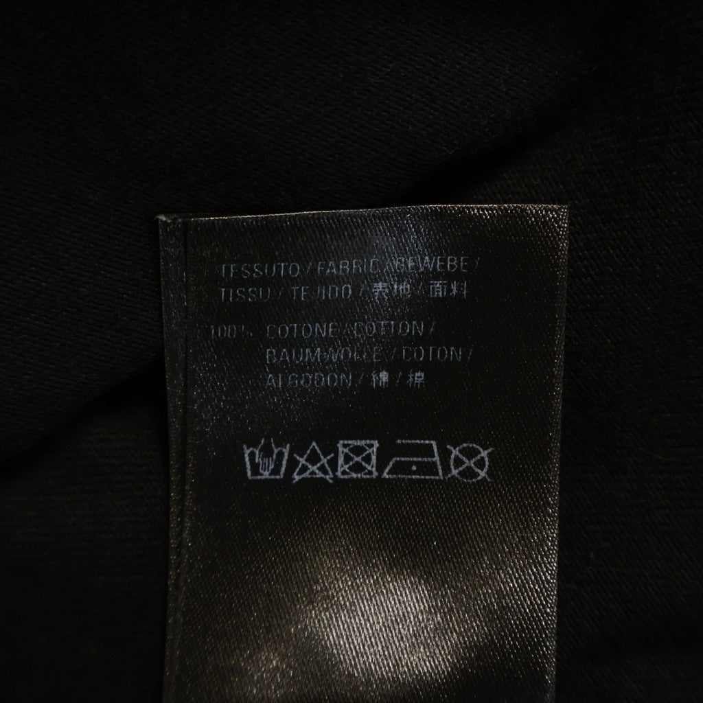 BALENCIAGA(バレンシアガ) 20SS WFP Print Tee 両面プリント 半袖Tシャツ カットソー ロゴ コットン ブラック 612966 THV84 レディース