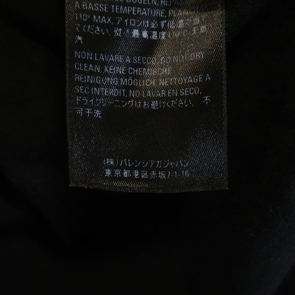BALENCIAGA(バレンシアガ) 20SS WFP Print Tee 両面プリント 半袖Tシャツ カットソー ロゴ コットン ブラック 612966 THV84 レディース