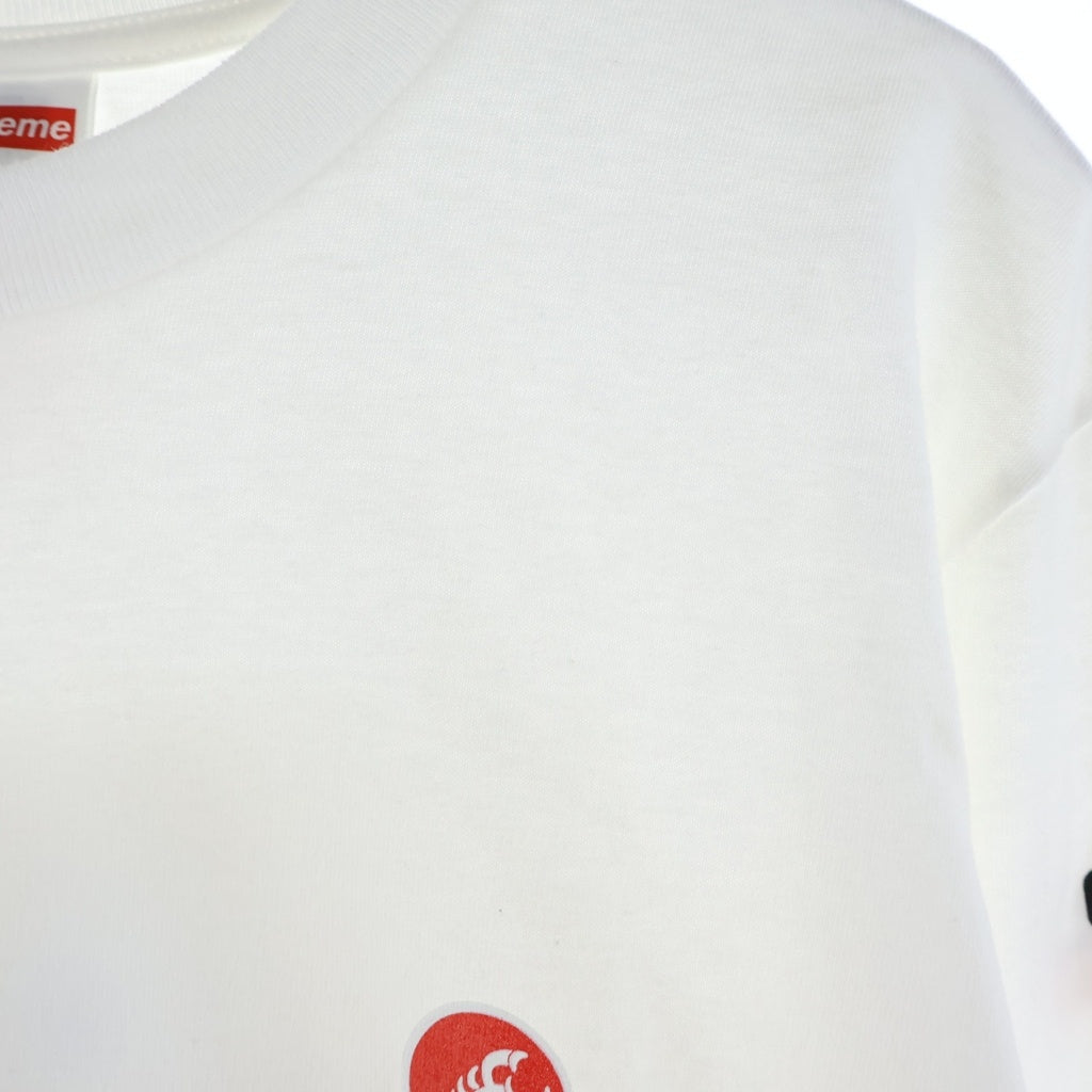 SUPREME(シュプリーム) 25SS xSpongeBob Castelli Racing Tee スポンジボブ カステリ レーシング エルエス クルーネック ロングTシャツ ホワイト