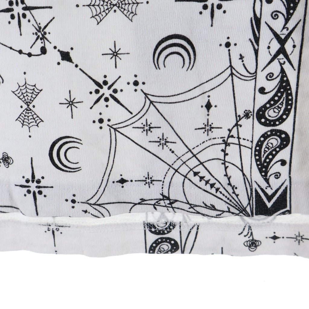 Sacai(サカイ) 20AW ×Dr.Woo Bandana Print T-Shirt ドクターウー バンダナ プリント 半袖Tシャツ カットソー ホワイト 20-02343M