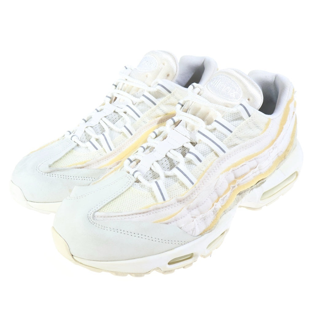 NIKE(ナイキ) ×COMME des GARCONS AIR MAX 95 CU8406-100 コムデギャルソン エアマックス95 ローカットスニーカー ホワイト US11/29cm