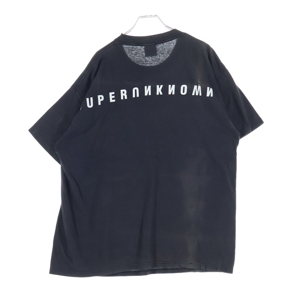 VINTAGE(ヴィンテージ) 90S SOUNDGARDEN SUPERUNKNOWN BROCKUM サウンドガーデン スーパーアンノウン 両面プリント クルーネック 半袖Tシャツ カットソー ブラック