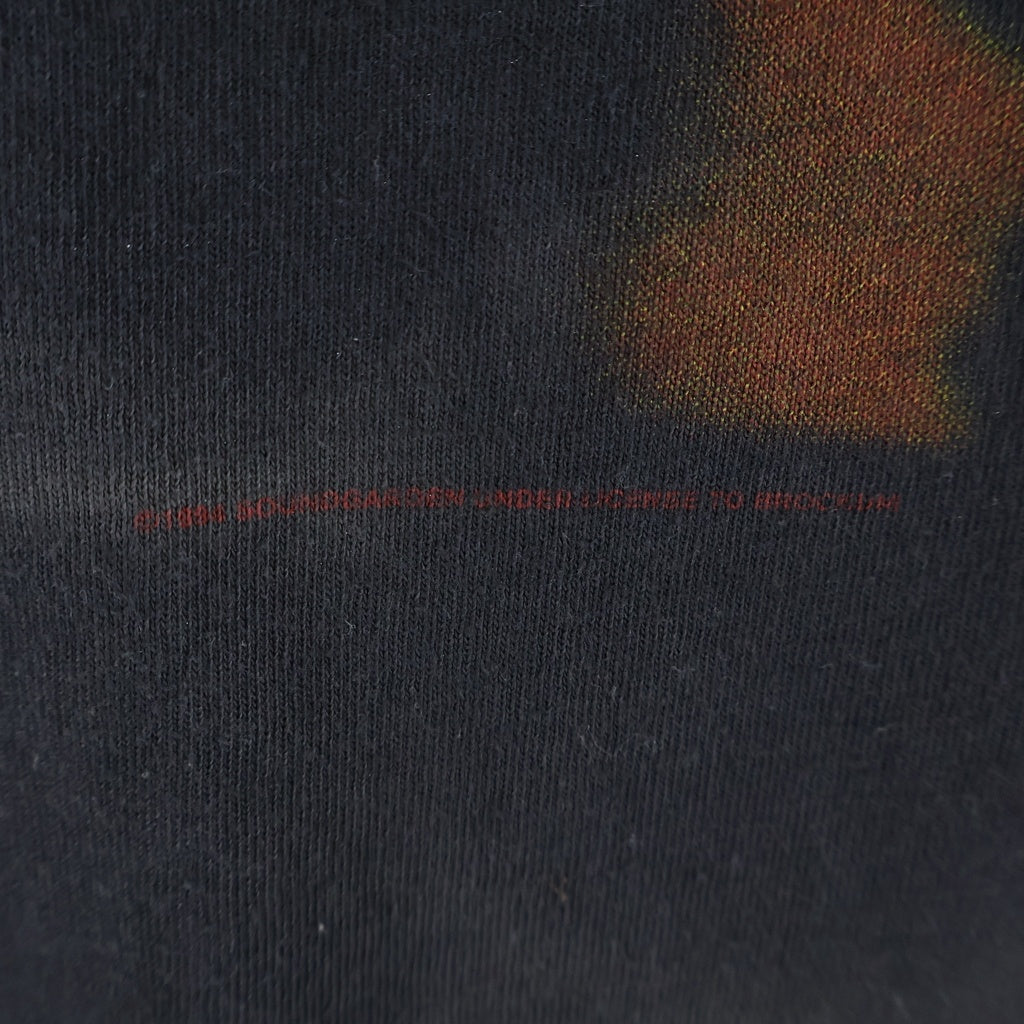 VINTAGE(ヴィンテージ) 90S SOUNDGARDEN SUPERUNKNOWN BROCKUM サウンドガーデン スーパーアンノウン 両面プリント クルーネック 半袖Tシャツ カットソー ブラック