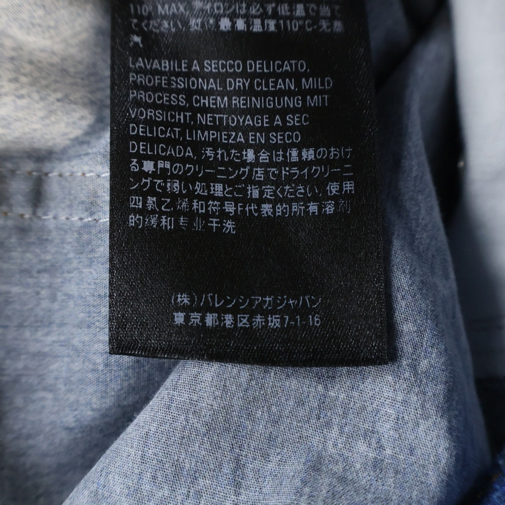 BALENCIAGA(バレンシアガ) Trompe L'oeil Jeans トロンプルイユ 転写 デニムパンツ インディゴ 621588