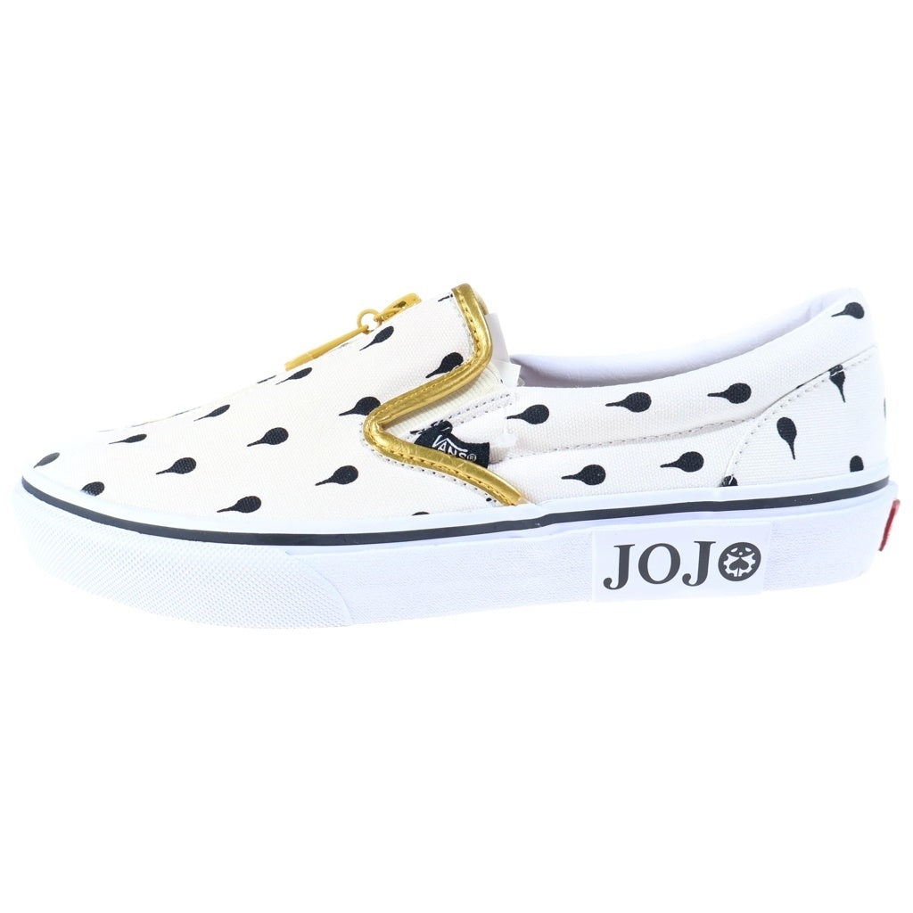 VANS(ヴァンズ) ×ジョジョの奇妙な冒険 黄金の風 CLASSIC SLIP-ON クラシックスリッポン ローカットスニーカー ホワイト US8/26cm V98 JOJO
