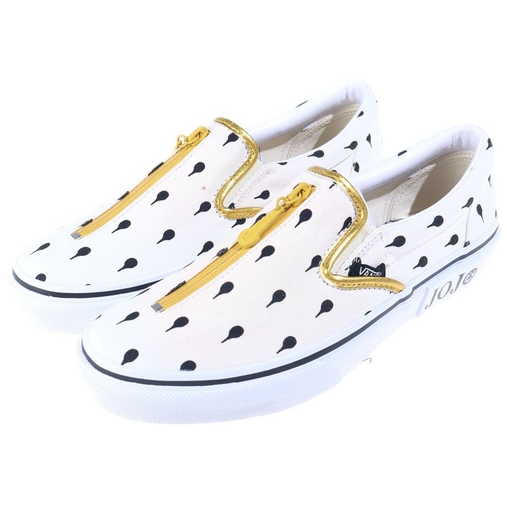 VANS(ヴァンズ) ×ジョジョの奇妙な冒険 黄金の風 CLASSIC SLIP-ON クラシックスリッポン ローカットスニーカー ホワイト US8/26cm V98 JOJO