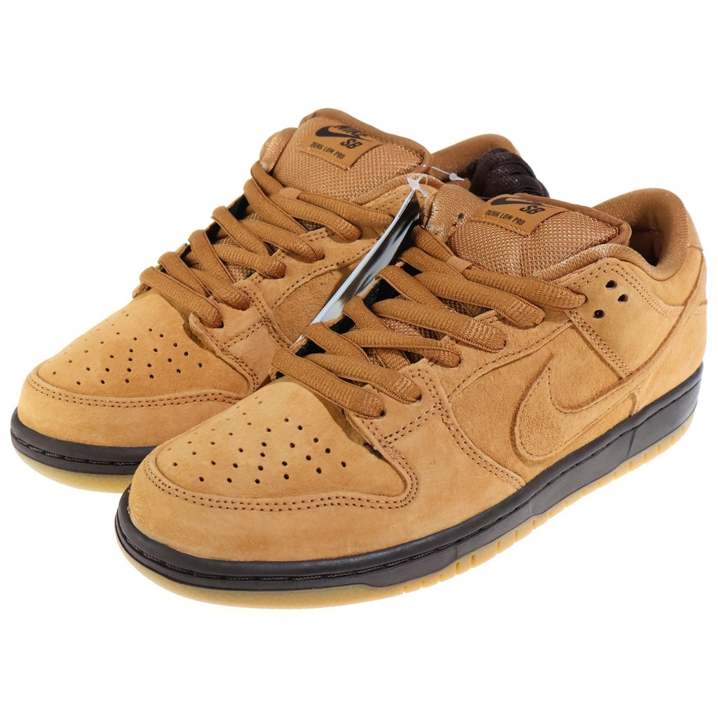 NIKE SB(ナイキエスビー) DUNK LOW PRO WHEAT MOCHA ダンク プロ ウィート モカ ローカットスニーカー ブラウン US8/26cm BQ6817-204