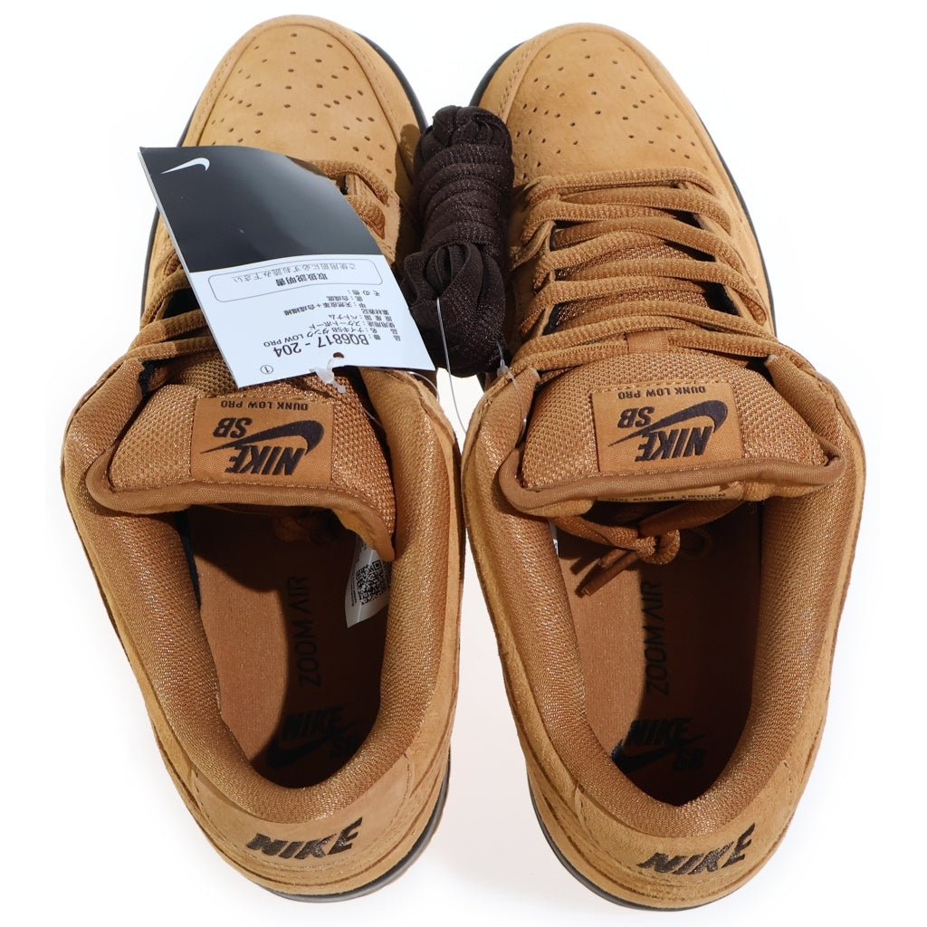 NIKE SB(ナイキエスビー) DUNK LOW PRO WHEAT MOCHA ダンク プロ ウィート モカ ローカットスニーカー ブラウン US8/26cm BQ6817-204