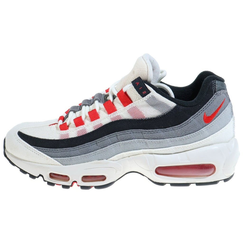 NIKE(ナイキ) AIR MAX 95 JAPAN エアマックス95 ジャパン ローカットスニーカー ホワイト/レッド US8/26cm DH9792-100