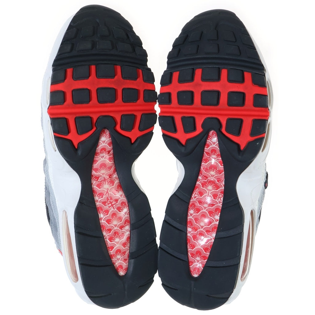 NIKE(ナイキ) AIR MAX 95 JAPAN エアマックス95 ジャパン ローカットスニーカー ホワイト/レッド US8/26cm DH9792-100