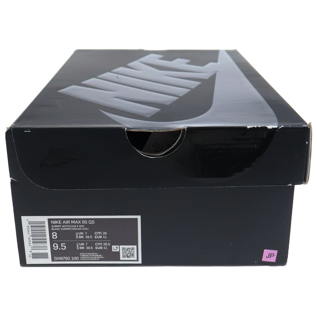 NIKE(ナイキ) AIR MAX 95 JAPAN エアマックス95 ジャパン ローカットスニーカー ホワイト/レッド US8/26cm DH9792-100