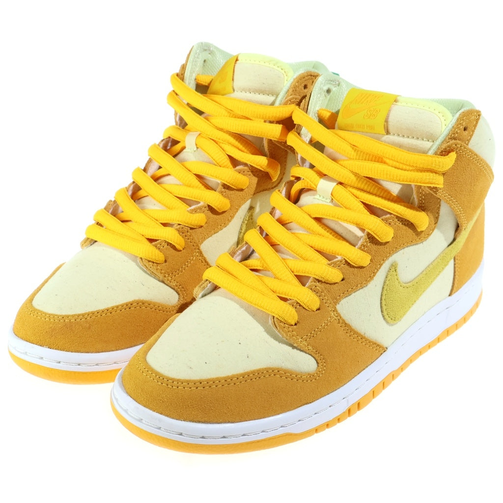 NIKE(ナイキ) DUNK HIGH PINEAPPLE DM0808-700 ダンク パイナップル ハイカットスニーカー イエロー US8/26cm