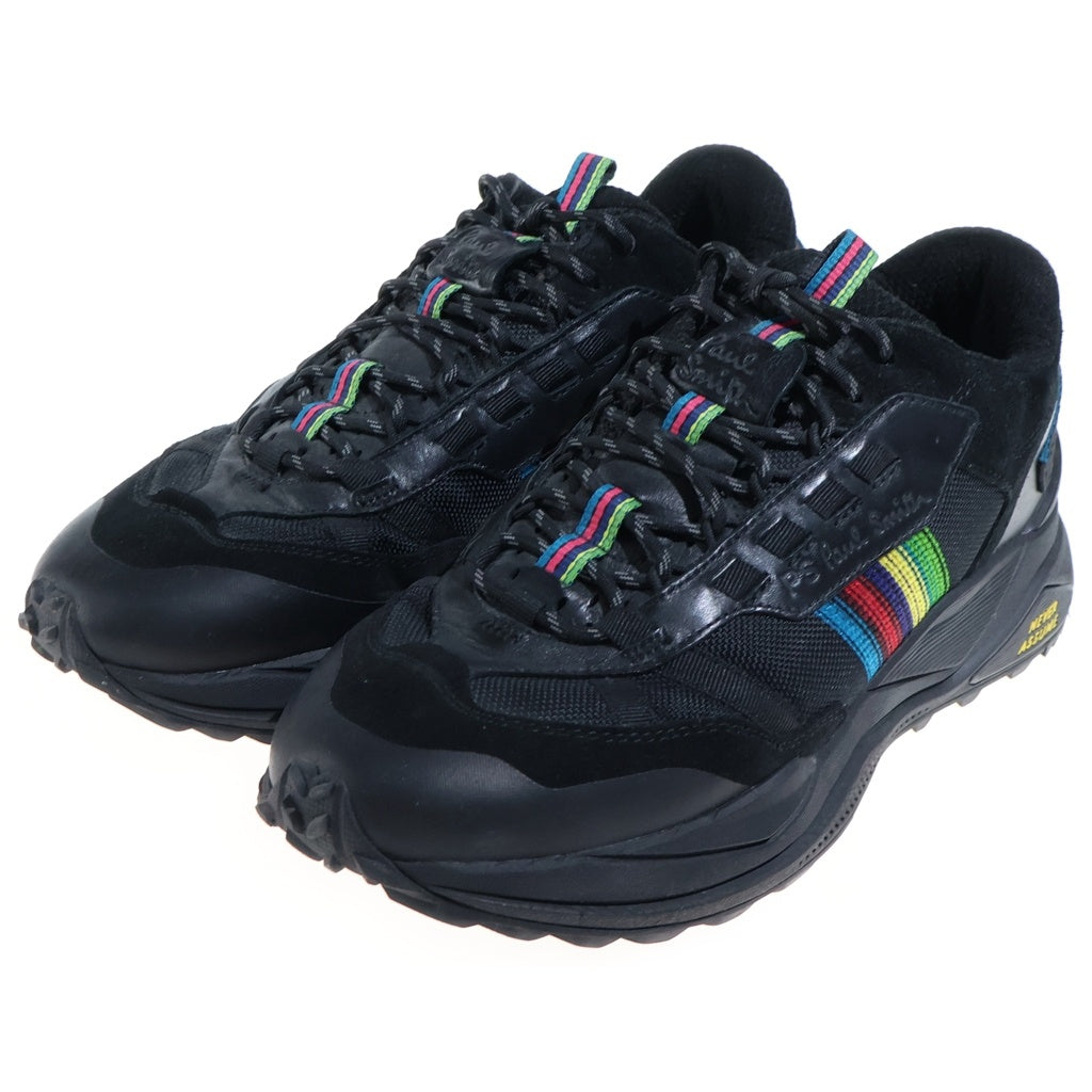 Paul Smith(ポールスミス) レースアップ テクニカル ローカットスニーカー ブラック US7/25cm 220828 PRIM