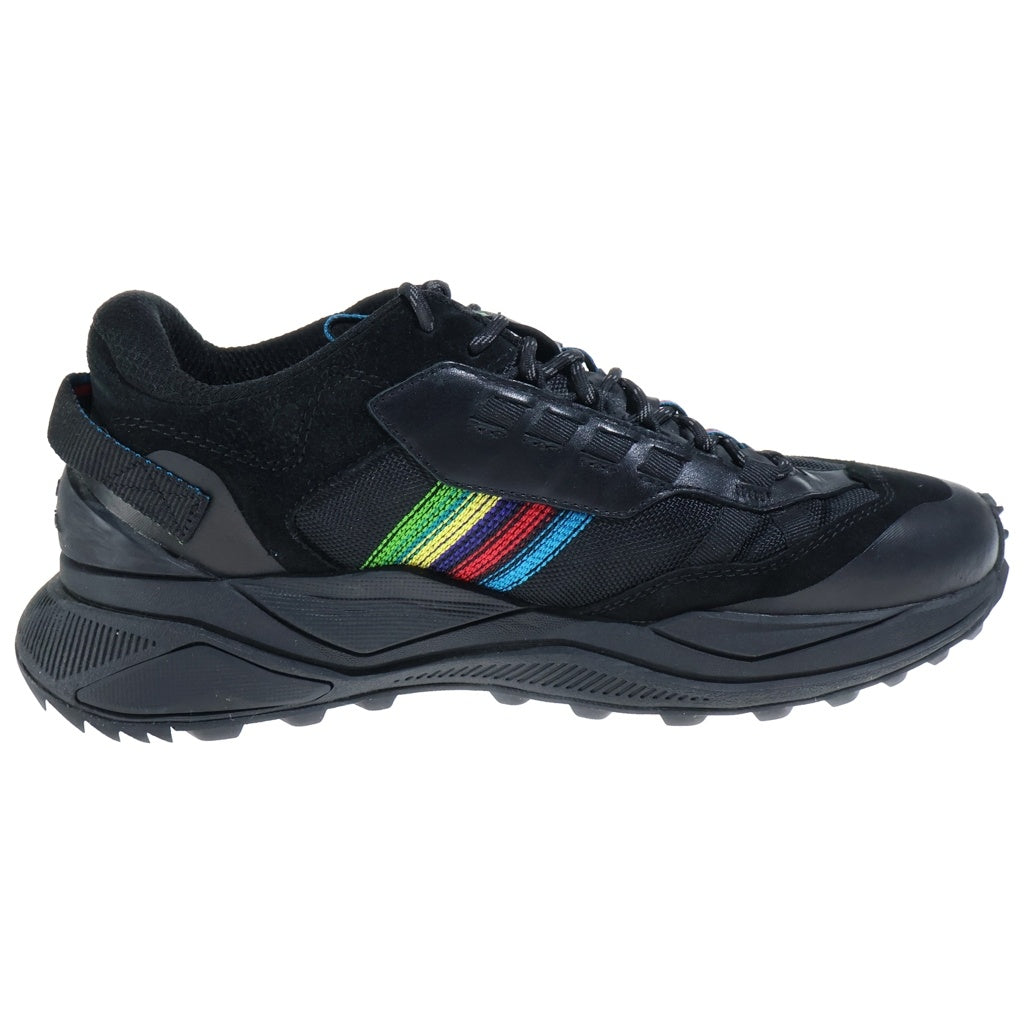 Paul Smith(ポールスミス) レースアップ テクニカル ローカットスニーカー ブラック US7/25cm 220828 PRIM