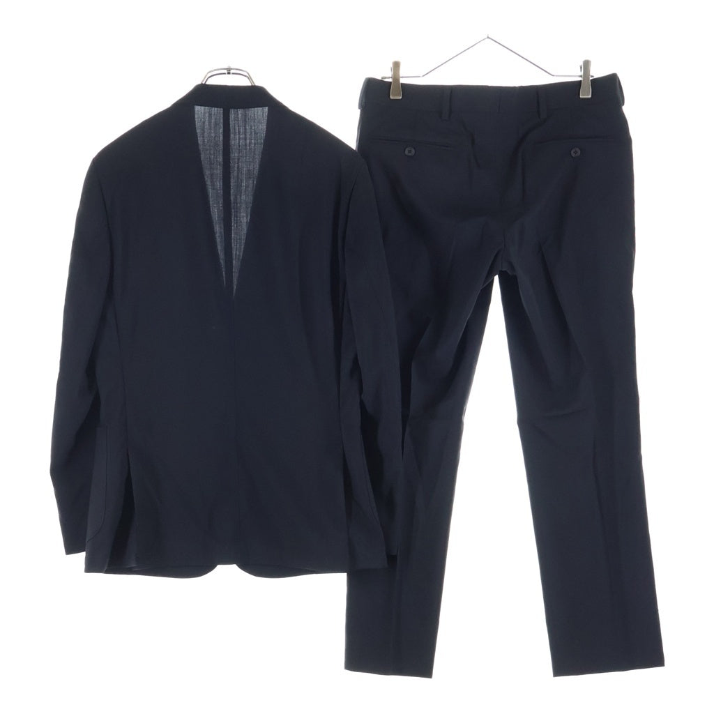 Paul Smith(ポールスミス) WASHABLE ウォッシャブル 2B ウール シングルテーラードジャケット スラックスパンツ セットアップスーツ ブラック 103010