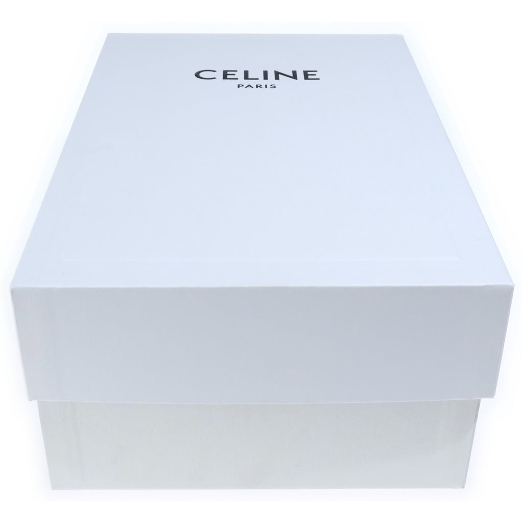 CELINE(セリーヌ) スタッズ レザーサンダル シューズ 金スタッズ ブラウン レディース