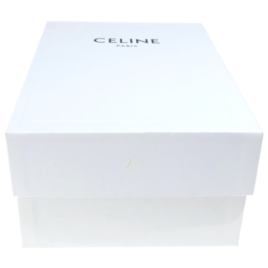CELINE(セリーヌ) Leather Flat Shoes レザーフラットシューズ バレリーナ パンプス ブラック レディース