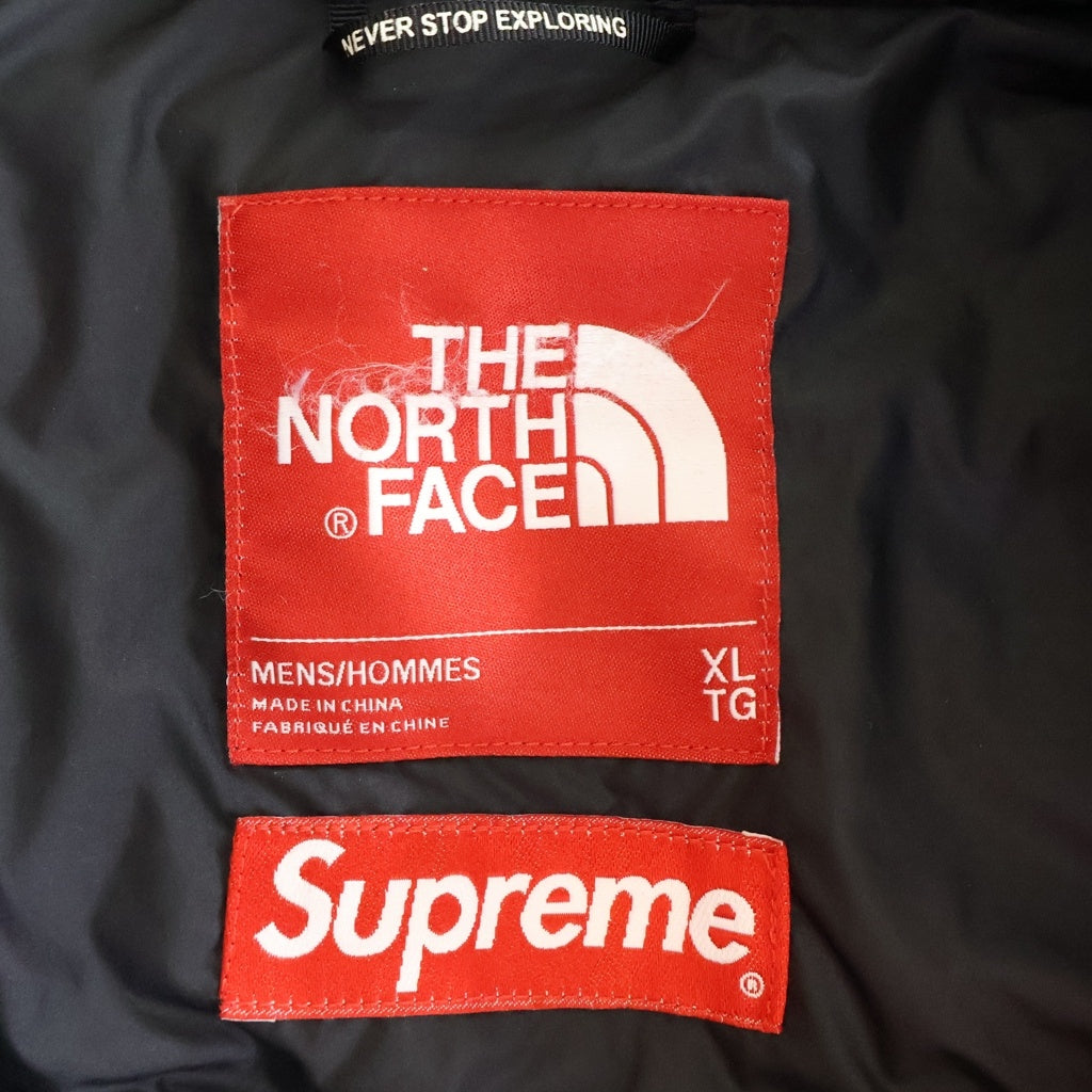 SUPREME(シュプリーム) 16AW ×THE NORTH FACE LEAVES NUPTSE JACKET ザノースフェイス リーブス ヌプシ ダウンジャケット オレンジ ND51602I