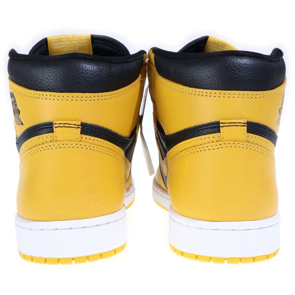 NIKE(ナイキ) AIR JORDAN 1 HIGH OG POLLEN 555088-701 エアジョーダン1 パラン ハイカットスニーカー ブラック/イエロー US10/28cm