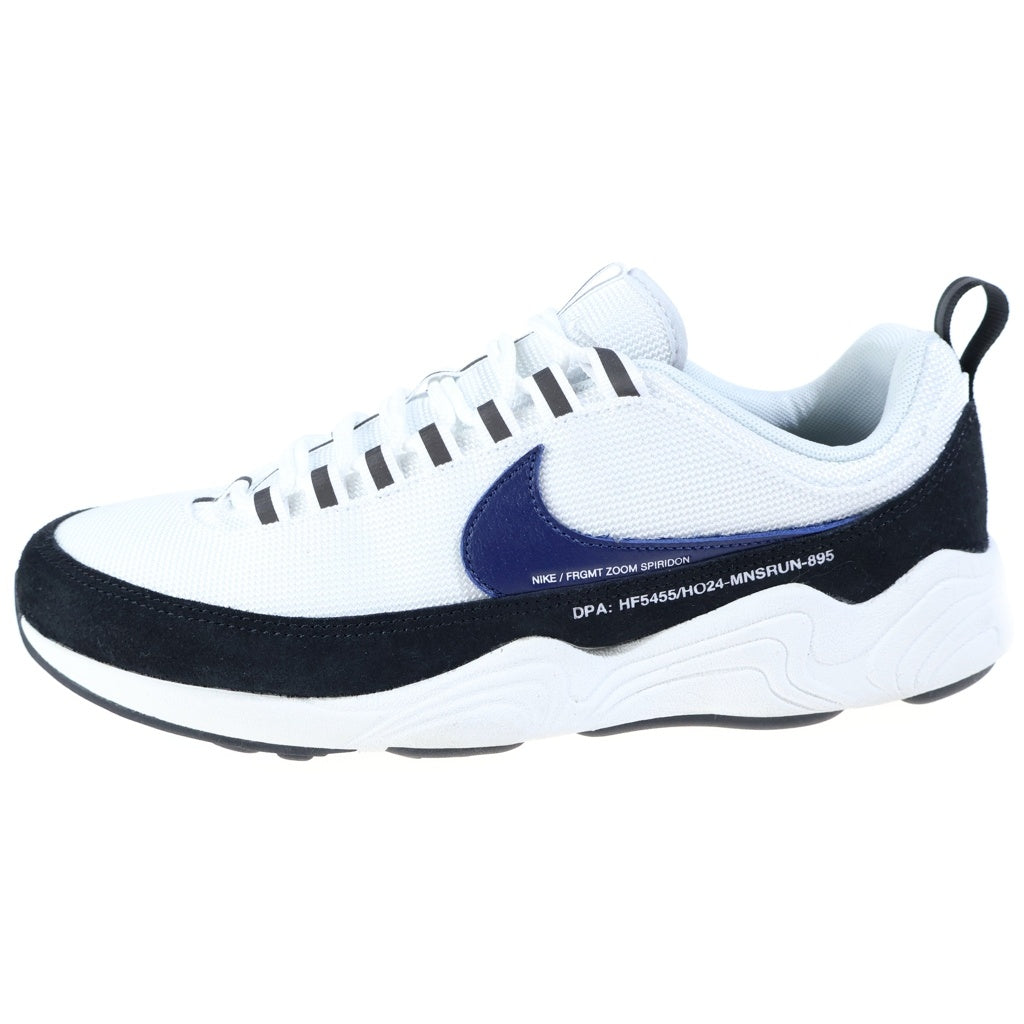 NIKE(ナイキ) ×FRAGMENT AIR ZOOM SPIRIDON SP BLUE VOID HF5455-100 フラグメント エアズーム スピリドン ローカットスニーカー ホワイト US9/27cm