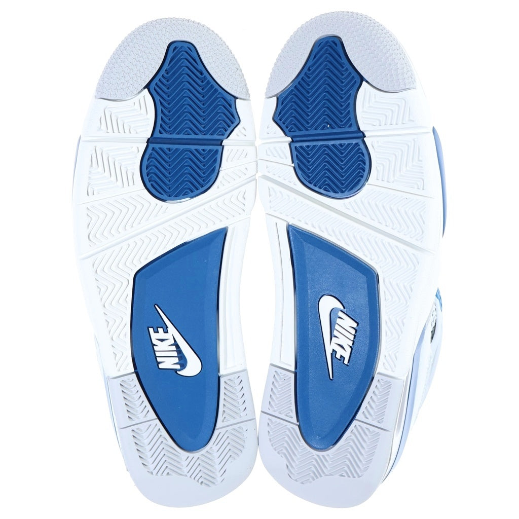 NIKE(ナイキ) AIR JORDAN 4 RETRO エアジョーダン4 ハイカットスニーカー ホワイト/ブルー US9.5/27.5cm FV5029-141