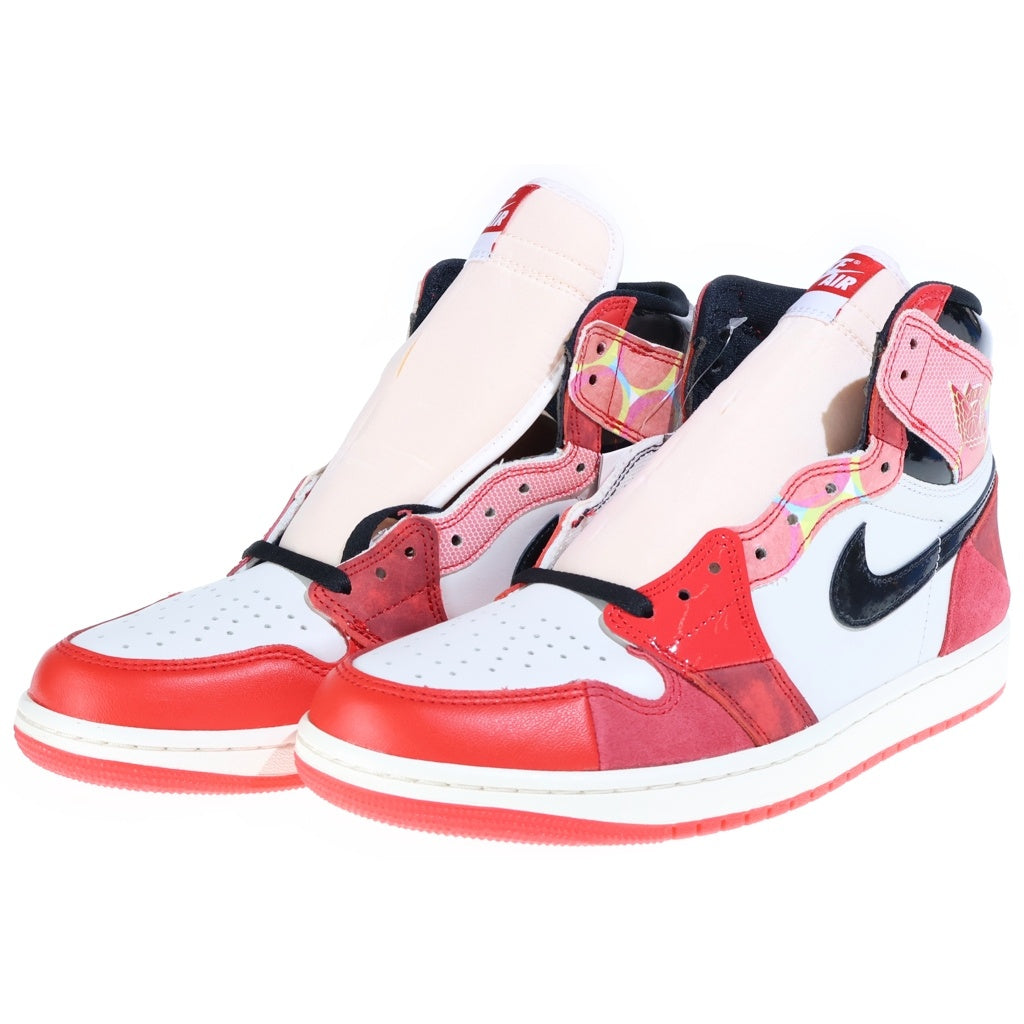 NIKE(ナイキ) ×Spider Man AIR JORDAN 1 RETRO HIGH OG SP DV1748-601 スパイダーマン エアジョーダン1 レトロ ハイカットスニーカー レッド/ホワイト US9.5/27.5cm