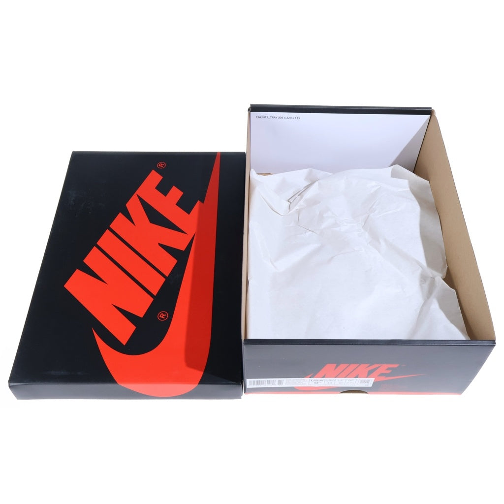 NIKE(ナイキ) AIR JORDAN 1 HIGH OG BLEACHED CORAL エアジョーダン1 ブリーチド コーラル ハイカットスニーカー ブラック/グレー US9.5/27.5cm 555088-108