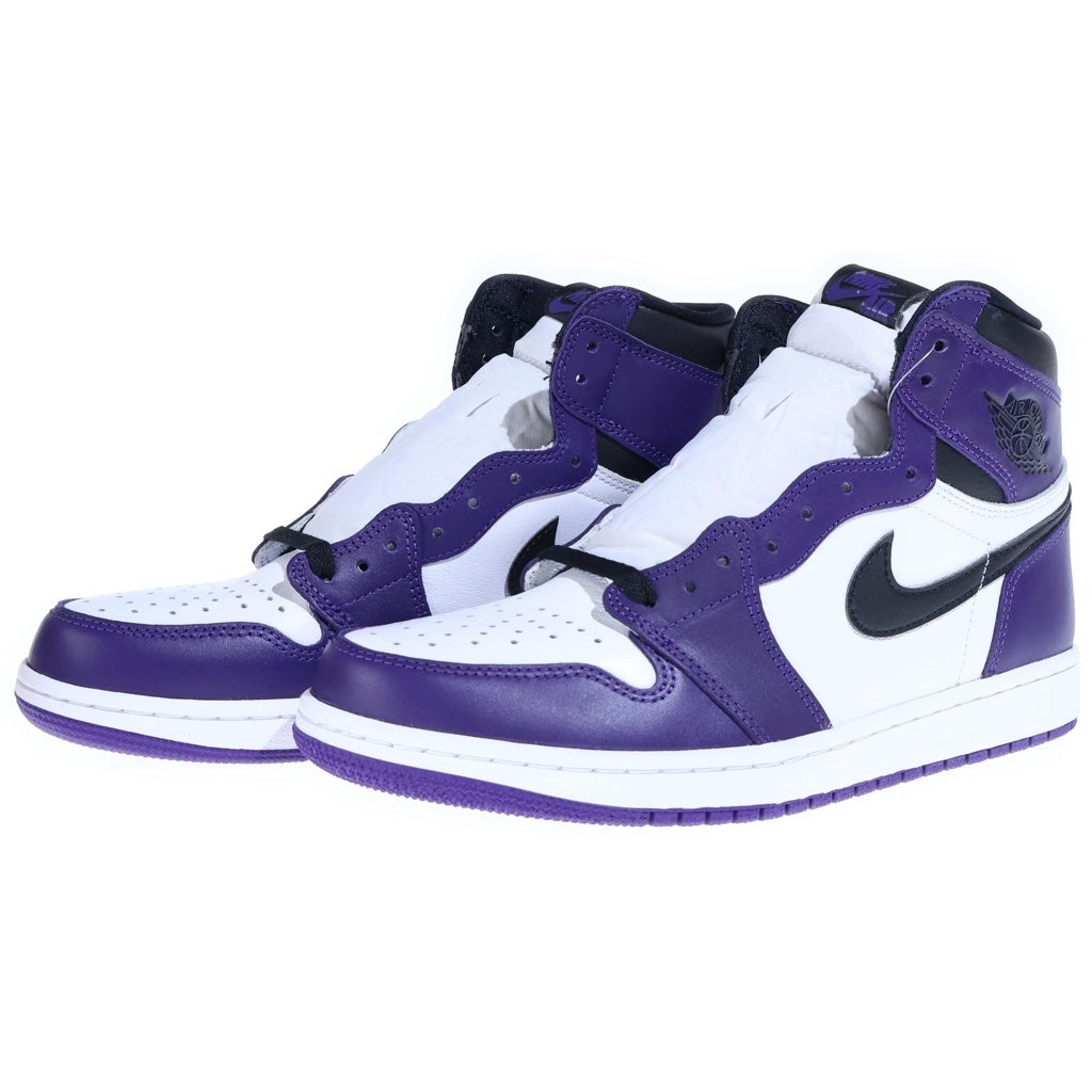 NIKE(ナイキ) AIR JORDAN 1 RETRO HIGH OG 555088-500 エアジョーダン1 レトロ ハイカットスニーカー パープル/ホワイト US9.5/27.5cm