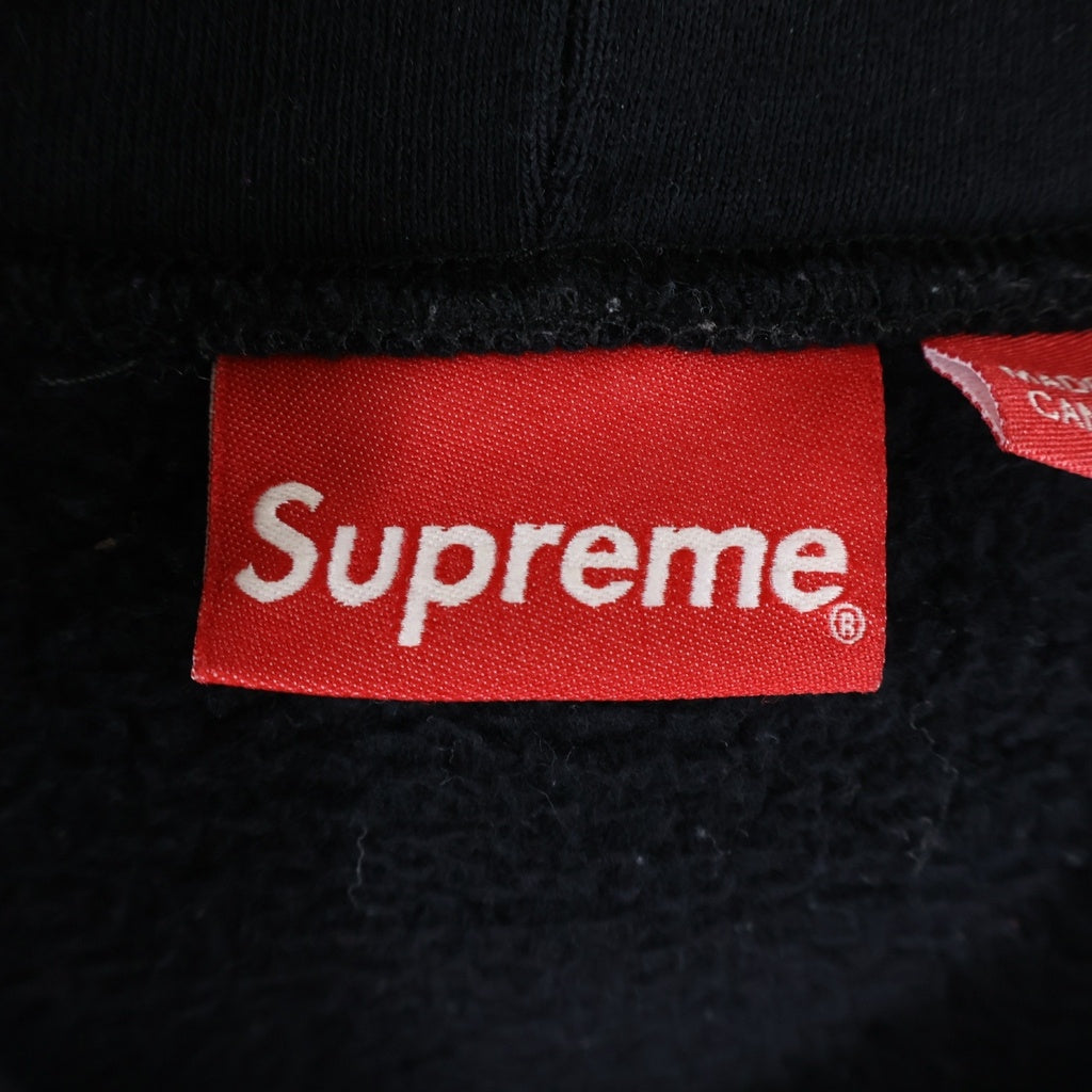 SUPREME(シュプリーム) 18SS Illegal Business Hooded Sweatshirt イリーガル ビジネス フーディッド スウェットシャツ プルオーバーパーカー ブラック
