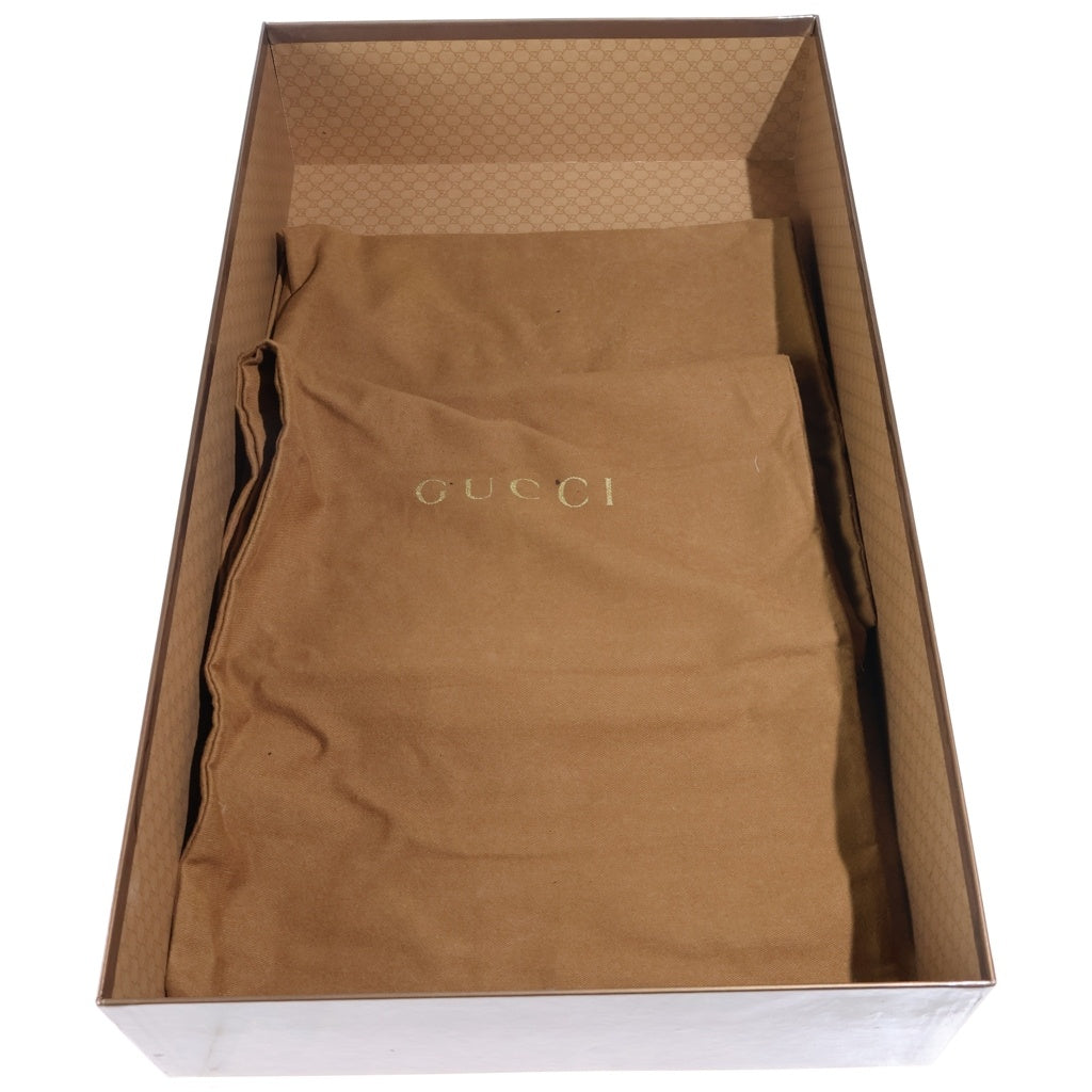 GUCCI(グッチ) GGシグネチャー レインブーツ ロングブーツ ブラック #37 レディース