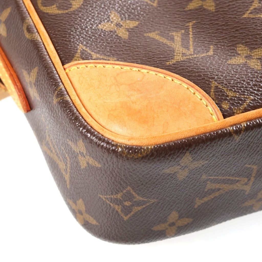 LOUIS VUITTON(ルイヴィトン) モノグラム トロカデロ23 ショルダーバッグ ブラウン レザー×PVC M51276 ゴールド金具 レディース