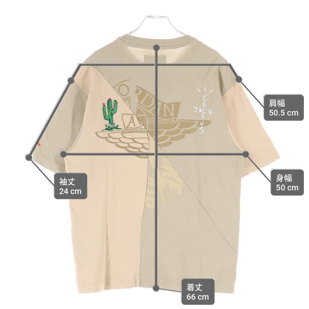 NIKE(ナイキ) ×Travis Cactus Jack T-Shirt Khaki Desert カクタスジャック デザートカーキ ベージュ CW3168-247