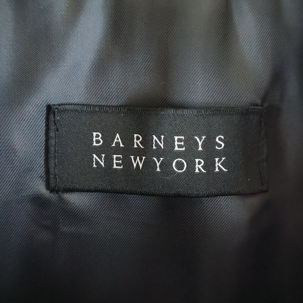 BARNEYS NEWYORK(バーニーズ ニューヨーク) シープレザー シングルライダースジャケット ブラウン 2055499
