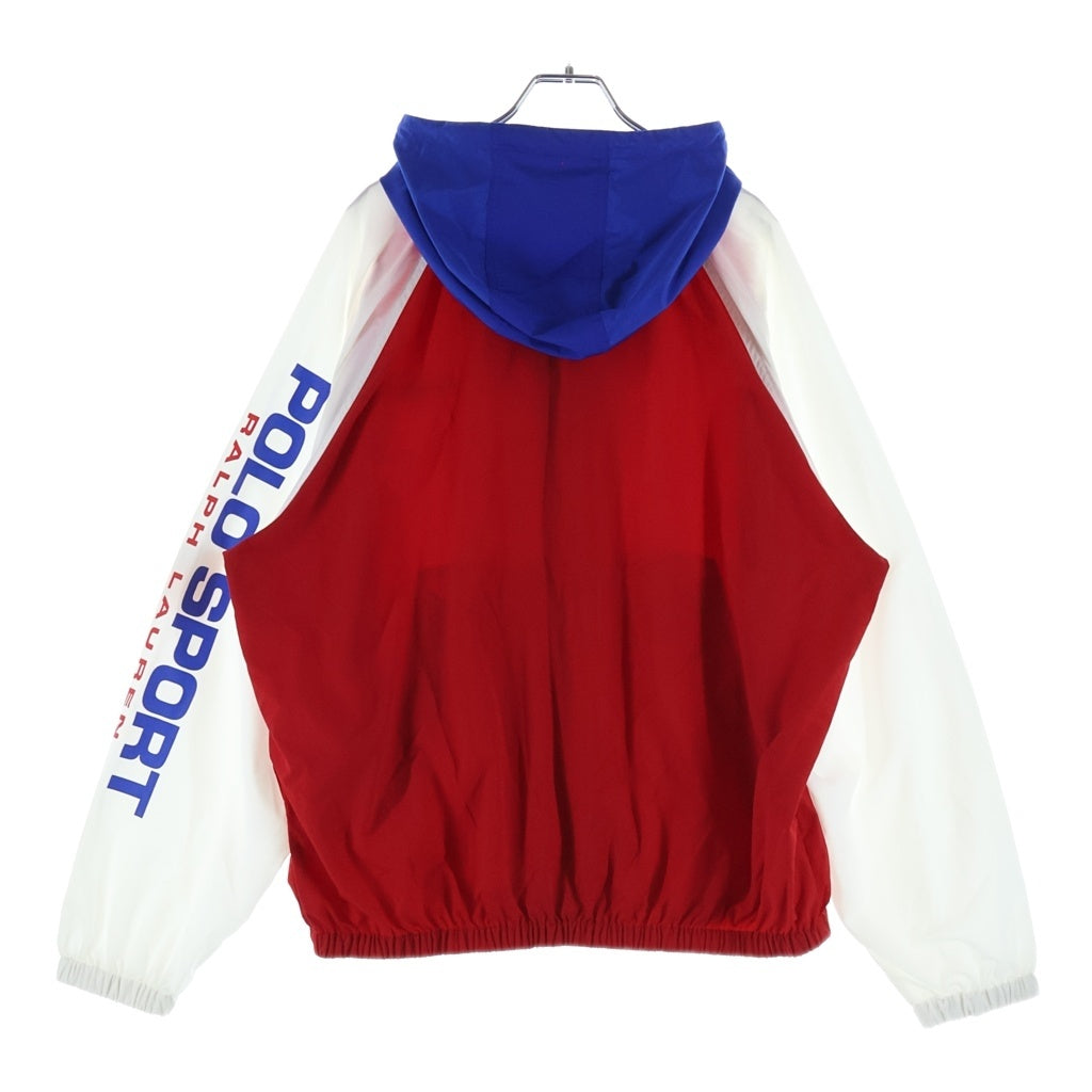 POLO SPORT RALPH LAUREN(ポロスポーツラルフローレン) Nylon Zip Jacket ナイロン ジップアップジャケット ホワイト/レッド/ブルー 0200015460