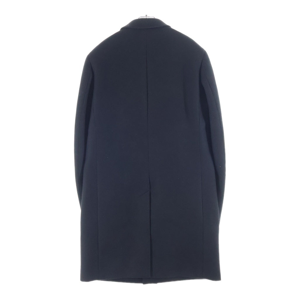 BALENCIAGA(バレンシアガ) Wool Chester Coat カシミヤ混 ウールチェスターロングコート ネイビー 390400 T0F10