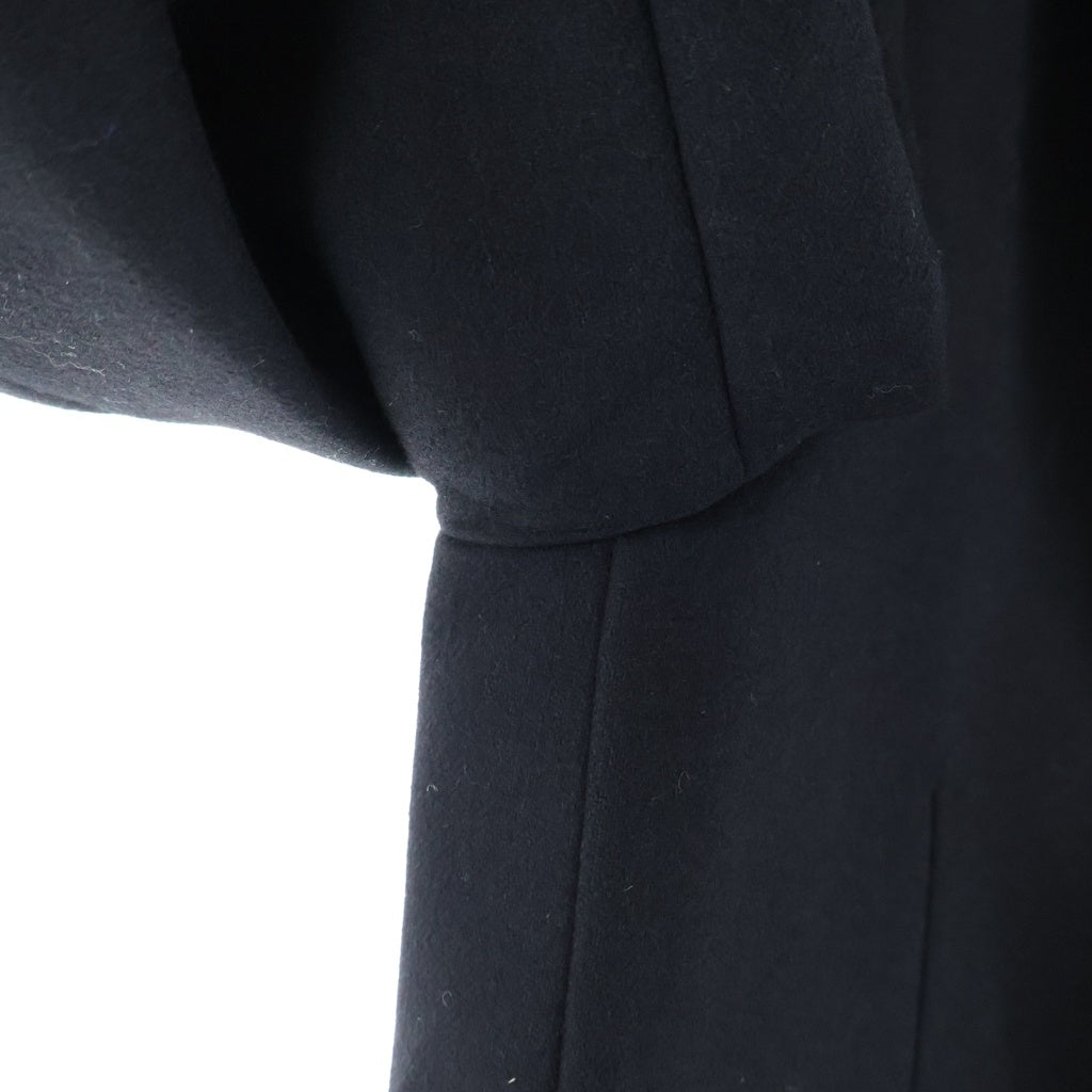 BALENCIAGA(バレンシアガ) Wool Chester Coat カシミヤ混 ウールチェスターロングコート ネイビー 390400 T0F10