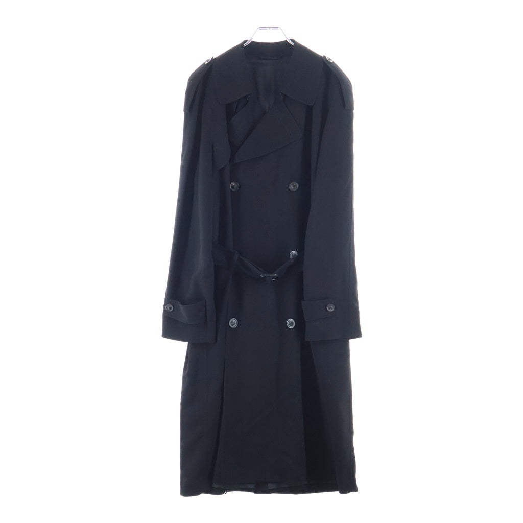 Maison Margiela(メゾンマルジェラ) 10AW ここのえ期 トレンチコート ブラック S30AH0028