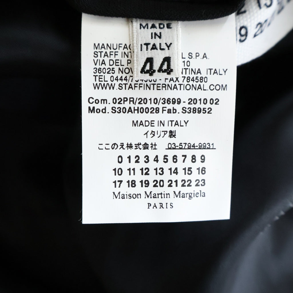 Maison Margiela(メゾンマルジェラ) 10AW ここのえ期 トレンチコート ブラック S30AH0028