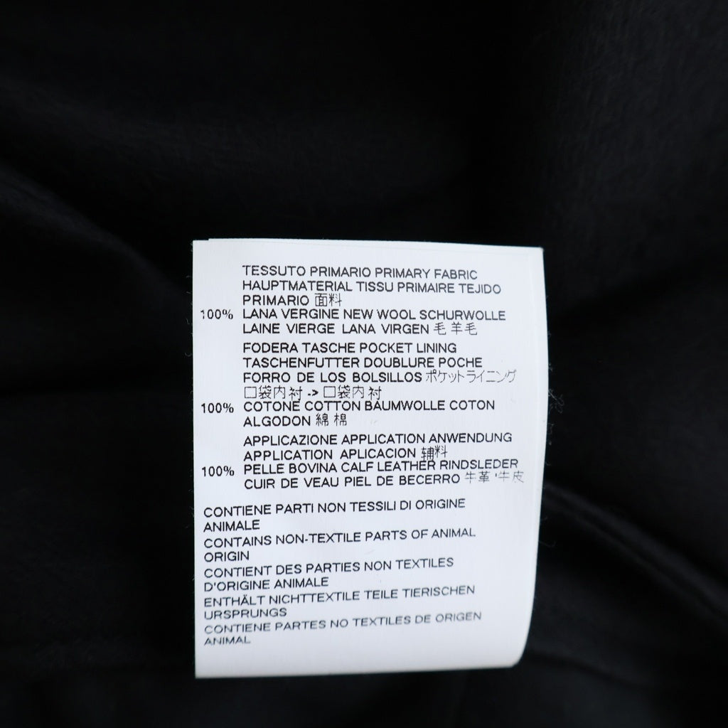 Maison Margiela(メゾンマルジェラ) 17AW ウール ドローコード スラックスパンツ ブラック S50KA0388